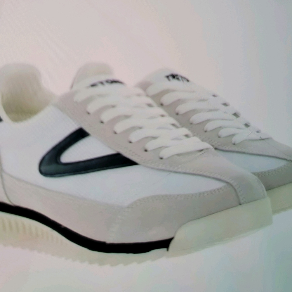 Tretorn White and Gray Athletic Shoes